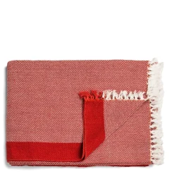 Discount Daylesford Organic Borderline Blanket Fox Red