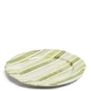 Hot Daylesford Organic Circus Stripe Green Charger Plate