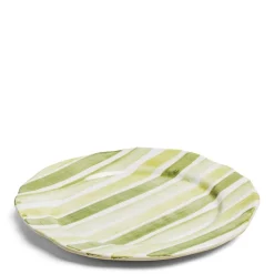 Hot Daylesford Organic Circus Stripe Green Charger Plate