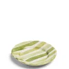Best Daylesford Organic Circus Stripe Green Side Plate