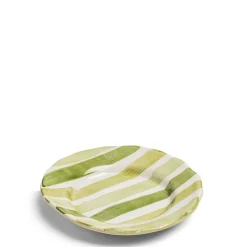 Best Daylesford Organic Circus Stripe Green Side Plate