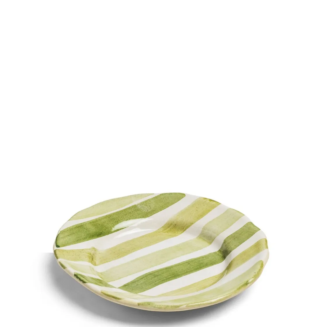 Best Daylesford Organic Circus Stripe Green Side Plate