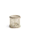 Clearance Daylesford Organic Cove Candle Holder White Wash