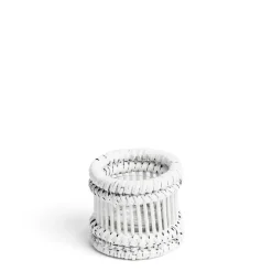 Best Daylesford Organic Cove Candle Holder White Small