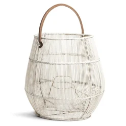 Daylesford Organic Cove Lantern White Wash Large