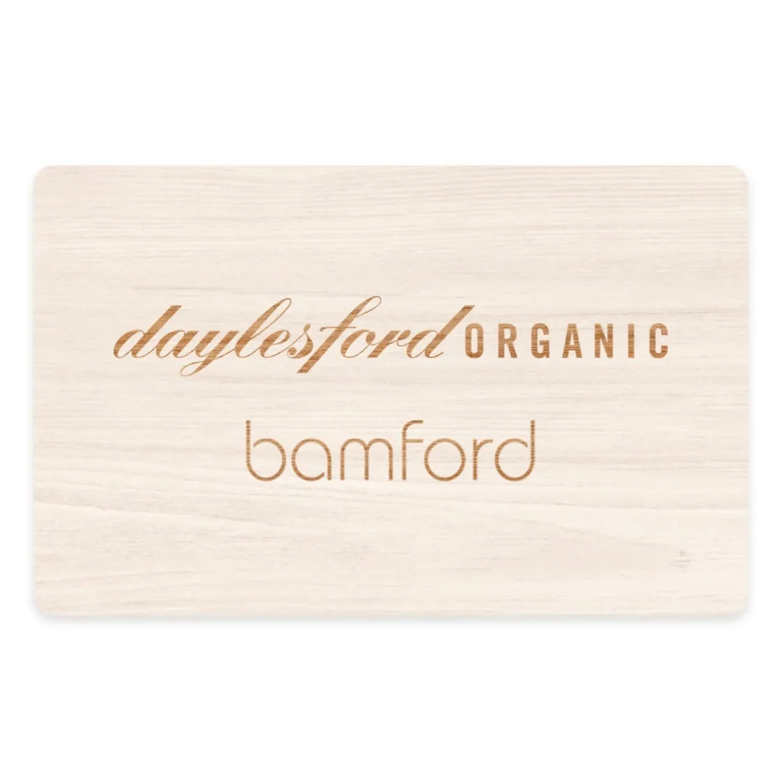 Online Daylesford Organic Daylesford & Bamford Gift Card