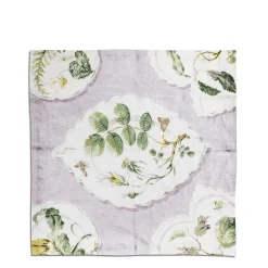 Hot Daylesford Organic Daylesford x Colefax Quince Garden Napkin in Lilac With Rosehip