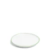 Hot Daylesford Organic Edge Dessert Plate Dark Green