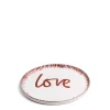 Clearance Daylesford Organic Galley Love Red Side Plate