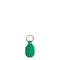 Sale Daylesford Organic Green Leather Key Fob with Vegetables