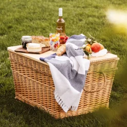 Clearance Daylesford Organic Lea Insulated Picnic Hamper Large