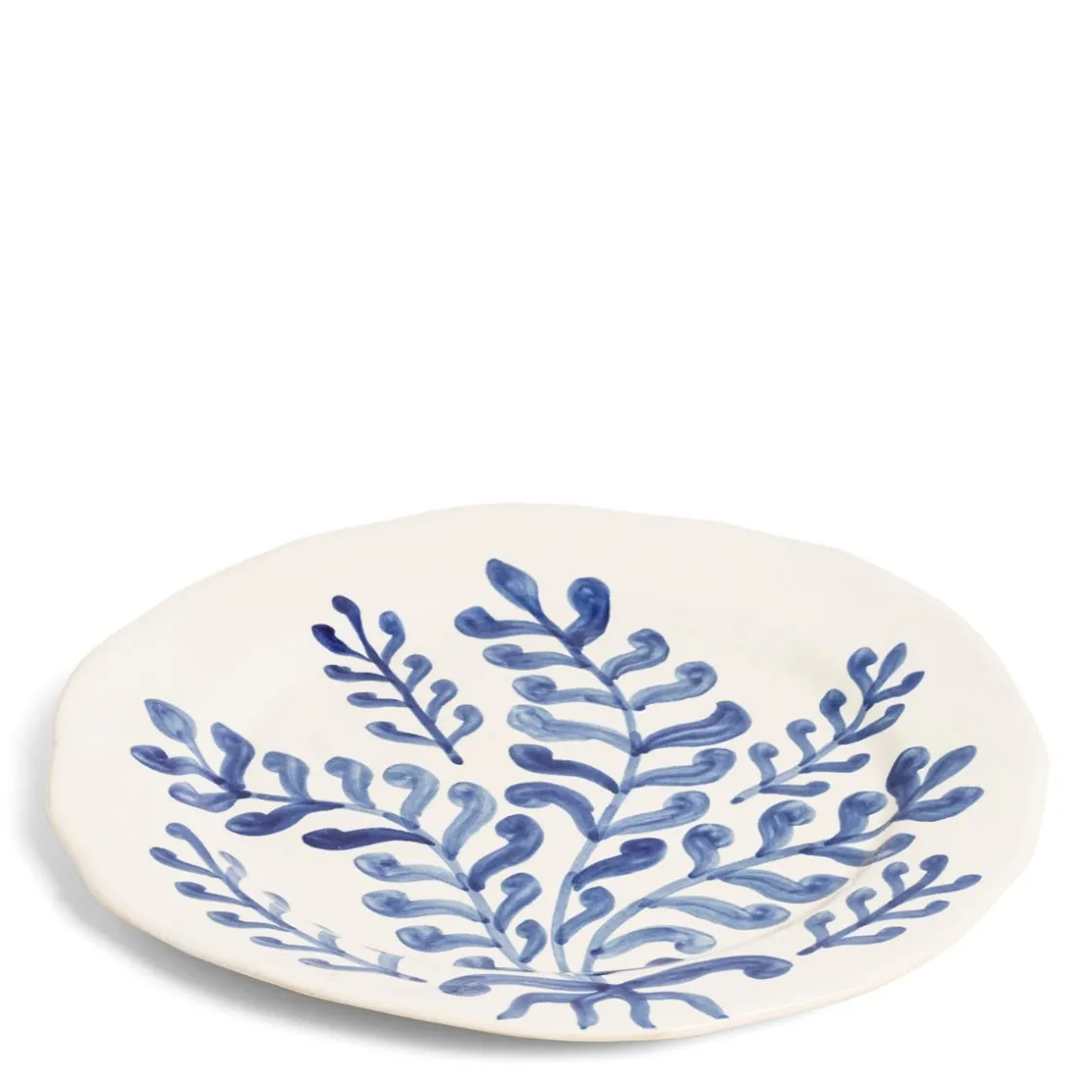 Outlet Daylesford Organic Leaf Charger Blue