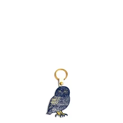 Outlet Daylesford Organic Leather Owl Keyring