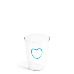 Outlet Daylesford Organic Light Blue Heart Glass
