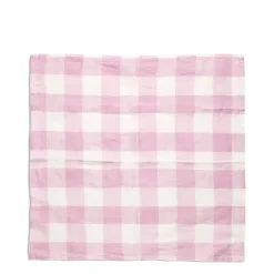 Online Daylesford Organic Lilac and White Check Napkin