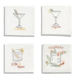 Discount Daylesford Organic Linen Cocktail Napkin Set