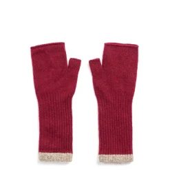 Clearance Daylesford Organic Maidens Mittens Pomegranate & Grey