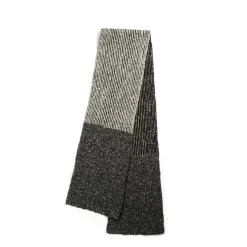 New Daylesford Organic Mens Shin Scarf Charcoal