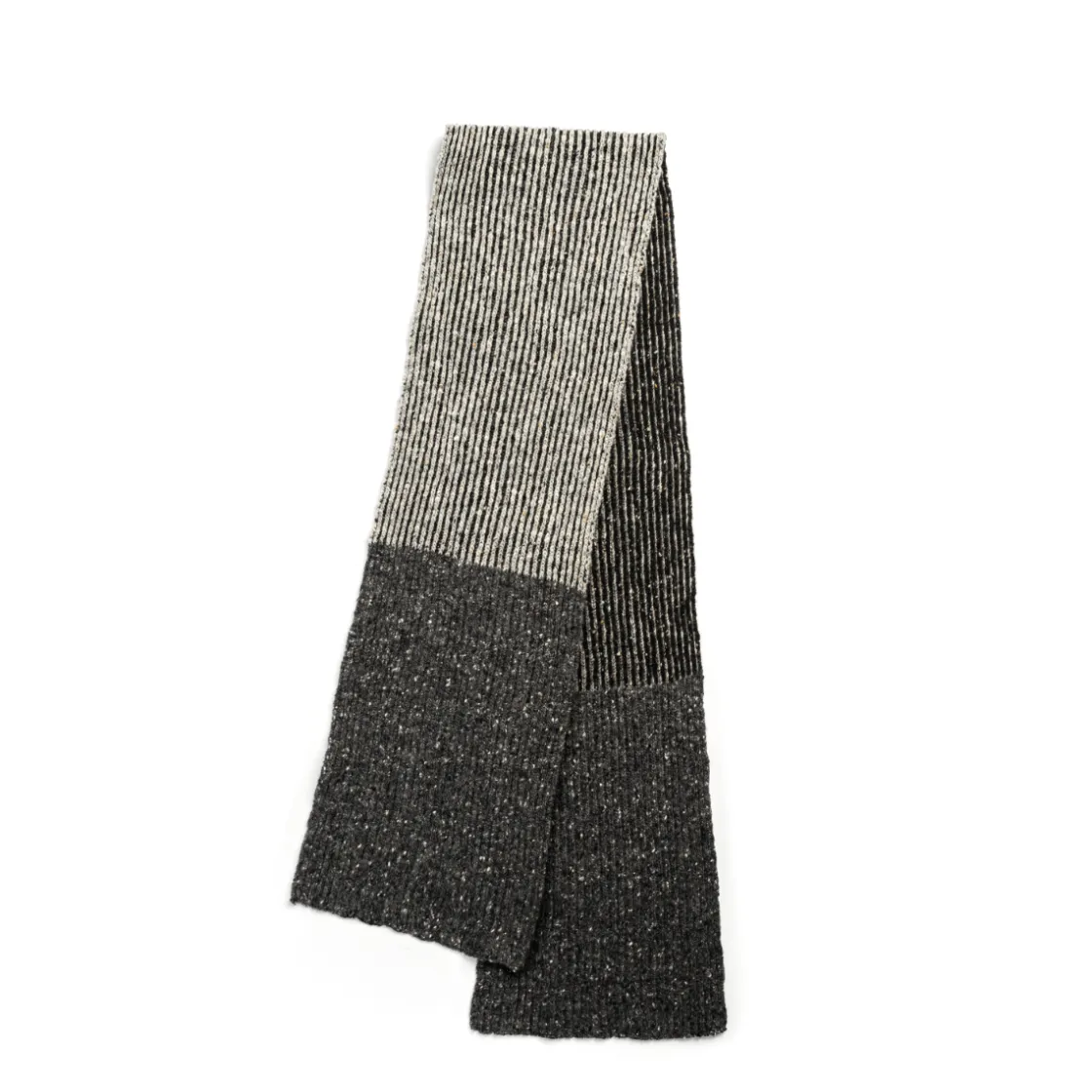 New Daylesford Organic Mens Shin Scarf Charcoal
