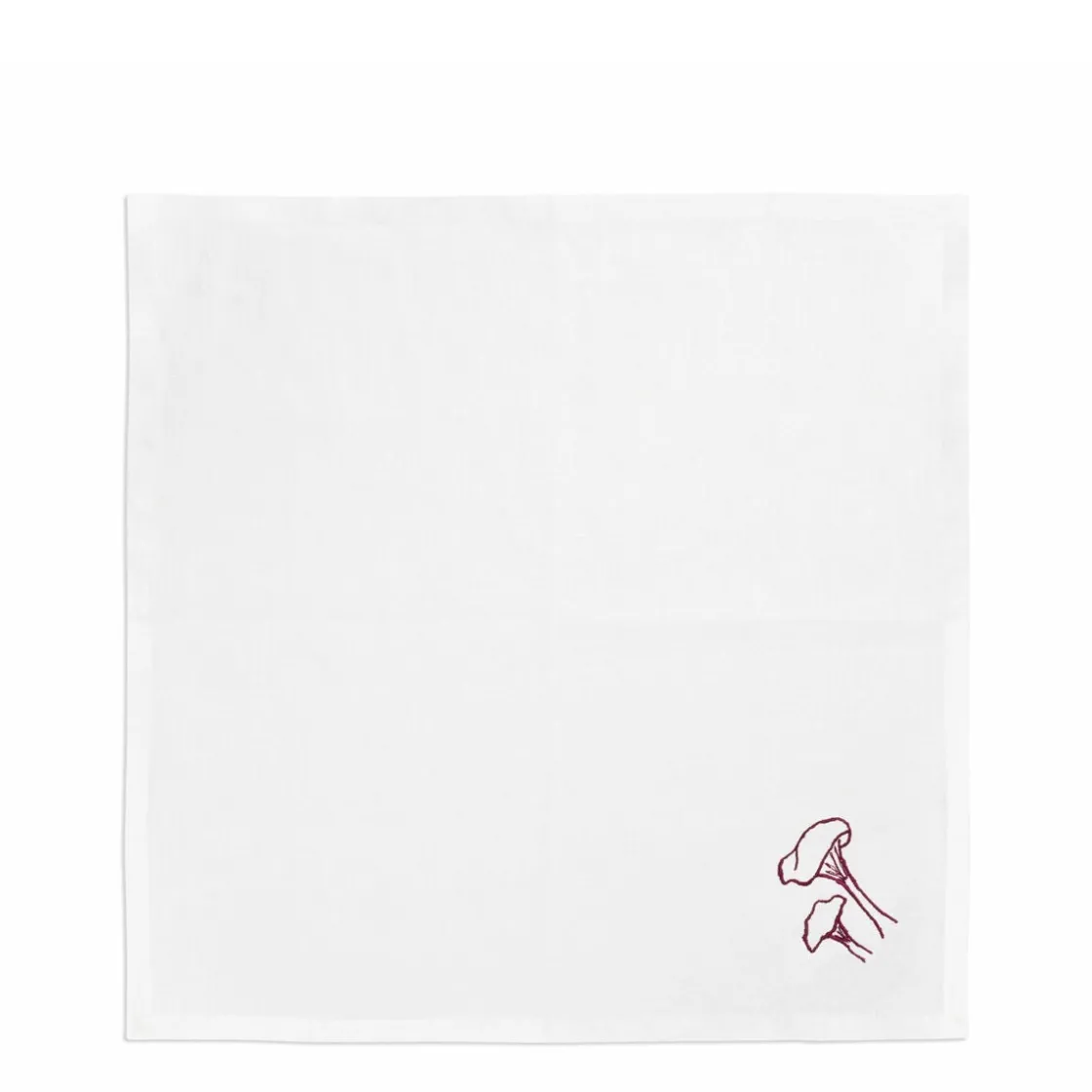 Clearance Daylesford Organic Mushroom Napkin Blewit Claret