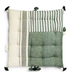 Best Daylesford Organic Nila Dhaba Green Cushion