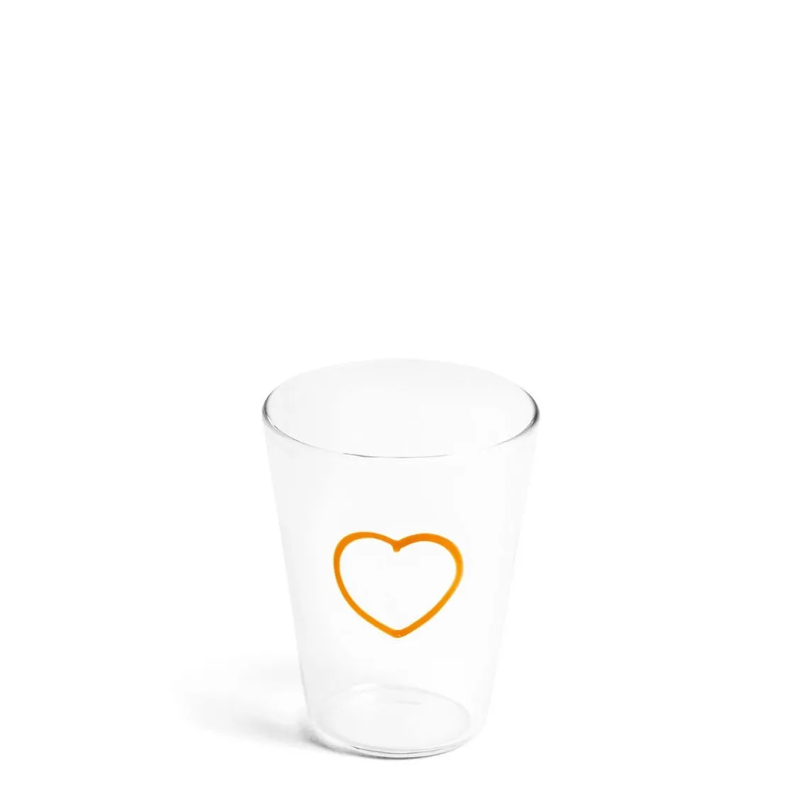 Best Daylesford Organic Orange Heart Glass