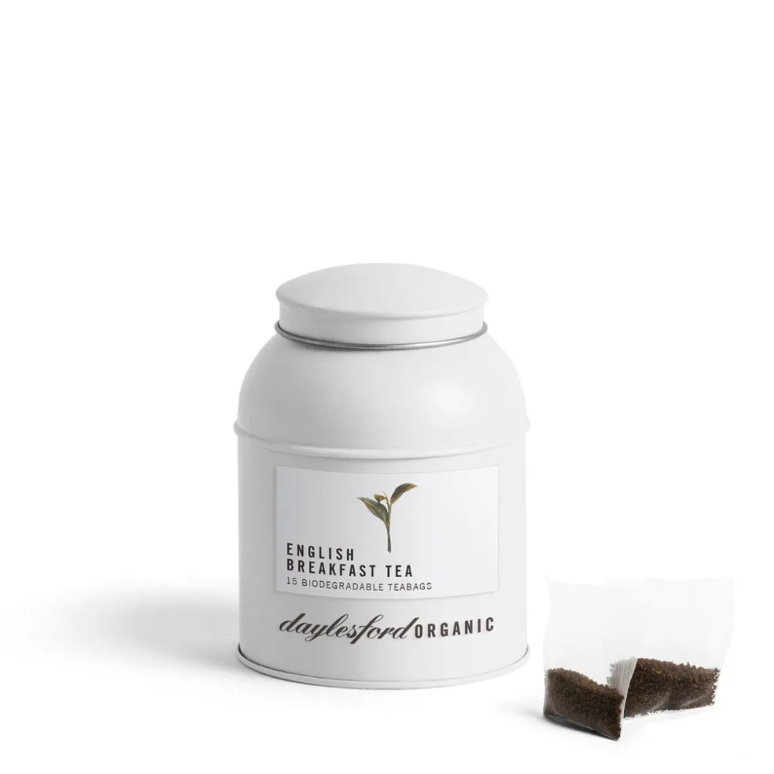New Daylesford Organic Organic English Breakfast Tea Bags In Caddy