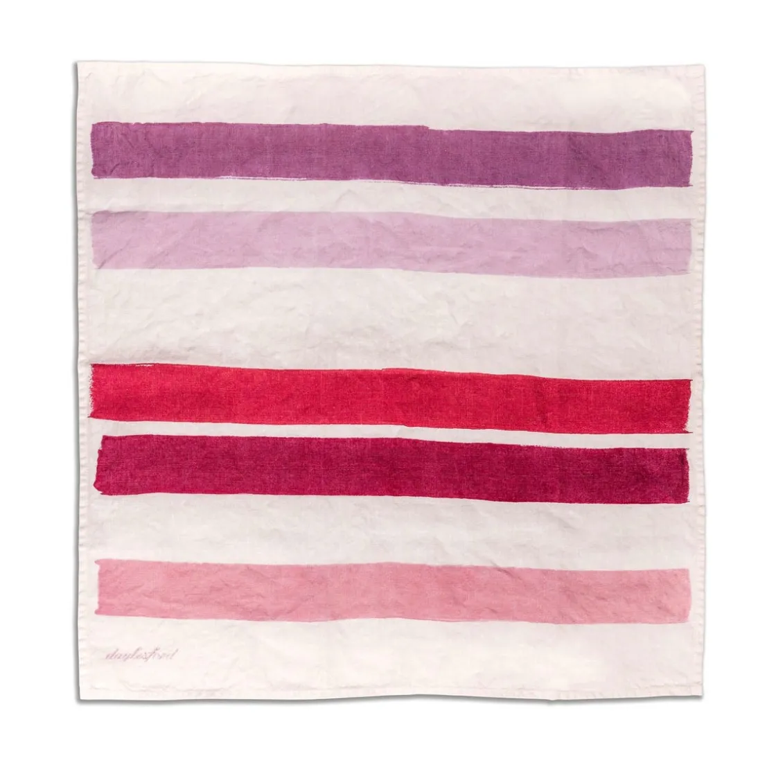 Best Daylesford Organic Rigato Napkin Set Pink