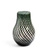 Hot Daylesford Organic Riley Stout Green & Black Stripe Vase Tall