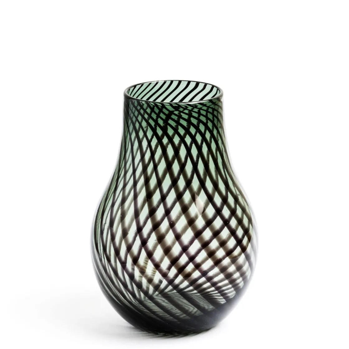 Hot Daylesford Organic Riley Stout Green & Black Stripe Vase Tall