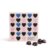 New Daylesford Organic Rose & Violet Cream Hearts Wooden Box