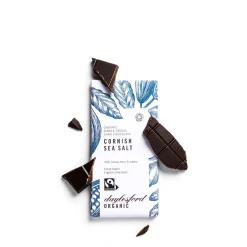 Online Daylesford Organic Single Origin Dark Chocolate Cornish Sea Salt Bar