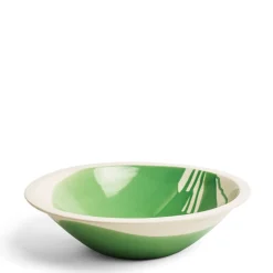 Sale Daylesford Organic Slip Green 40cm Salad Bowl