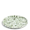 Clearance Daylesford Organic Splatter Tray Green Enamel