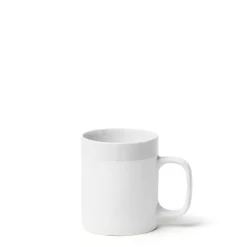 New Daylesford Organic Tall Matte Mug With Gloss Band