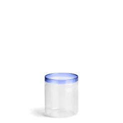 Daylesford Organic Tealight Candle Holder with Blue Rim