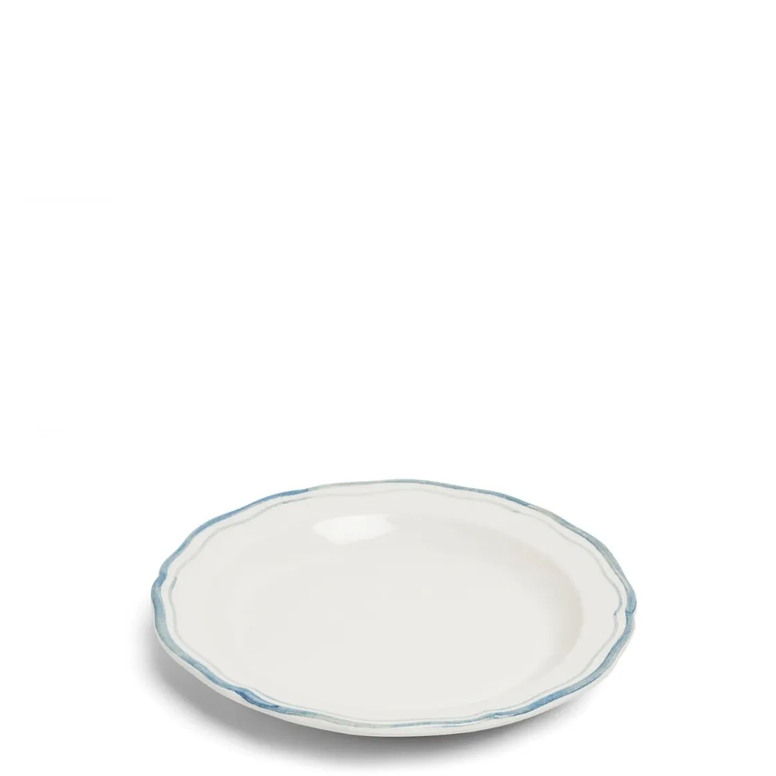 Outlet Daylesford Organic Vintage Side Plate Double Blue Border