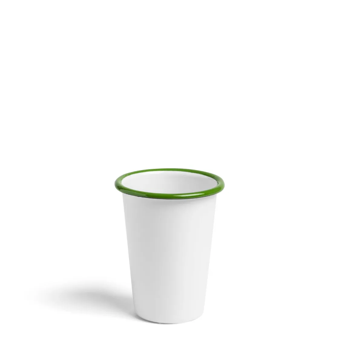 Outlet Daylesford Organic White & Green Large Enamel Tumbler