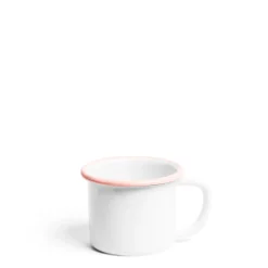 Sale Daylesford Organic White & Pink Enamel Mug