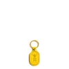 Daylesford Organic Yellow Leather Key Fob with a Bee